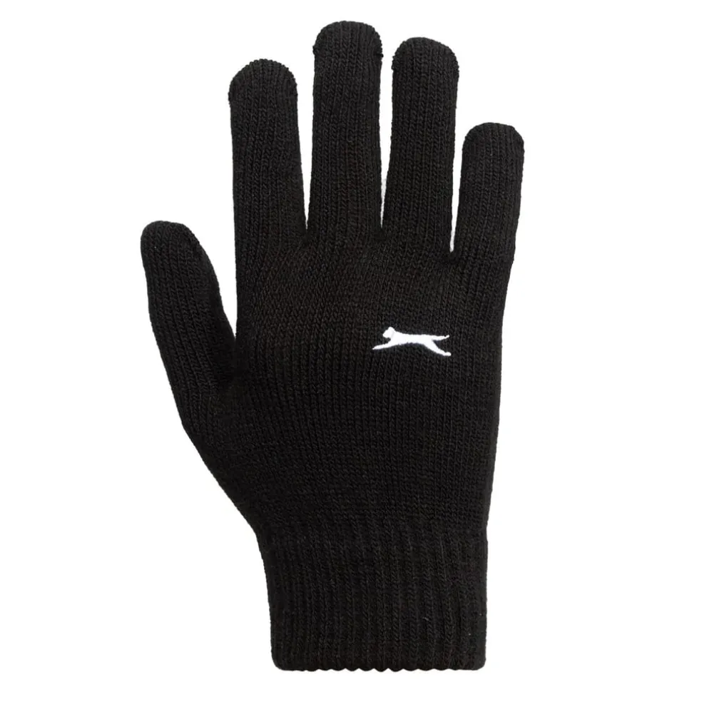 Slazenger Knit Glove in Black