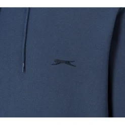 Slazenger Mens Fleece Hoodie in Blue