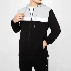 Slazenger Mens Zip Tracksuit in Black