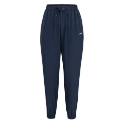 Slazenger Womens Closed Hem Fleece Pants in Blue