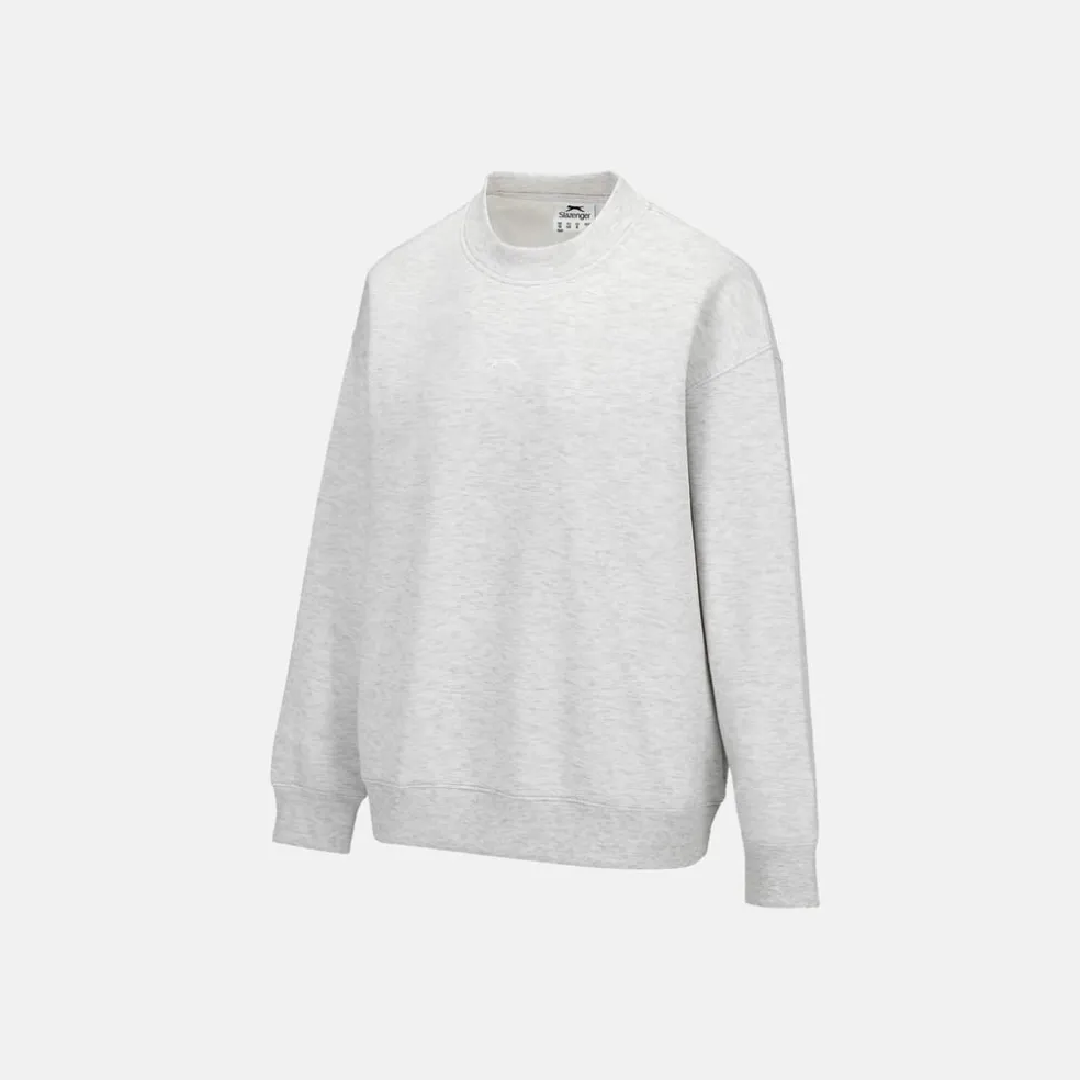 Slazenger Womens Crew Jumper in Grey