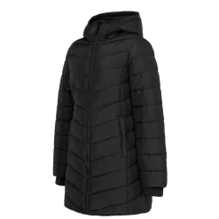 Slazenger Womens Mid Length Padded Jacket in Black