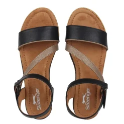 Slazenger Womens Sandals in Black