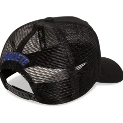 Societe Noir Coord Lettering Trucker Cap in Black