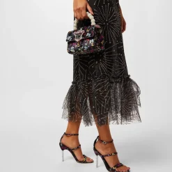 Sophia Webster Rosalind Heeled Sandals in Black