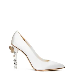 Sophia Webster Sophia Blossom Stiletto Pumps in White