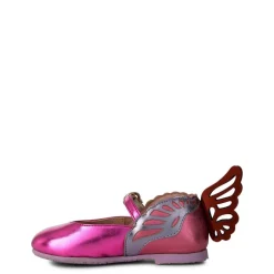 Sophia Webster Sophia Heavenly Flat Pumps in Orange