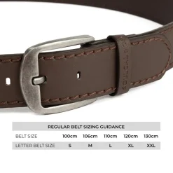 SoulCal Logo Belt in Brown