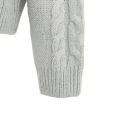 SoulCal Turtleneck Cable Knit Sweater in Grey