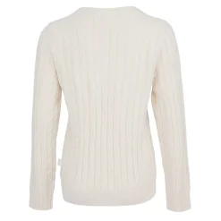 SoulCal V-Neck Long Sleeve Regular Fit Sweater in Cream