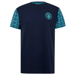 Source Lab Manchester City Graphic T-Shirt Adults in Blue