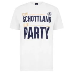 Source Lab Scotland Party T-Shirt Adults in White