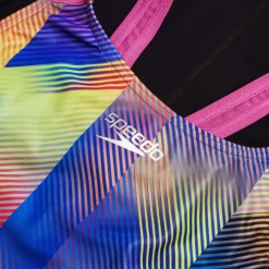 Speedo Allover Digital Recordbreaker 1 Piece Swimsuit in Multi colour