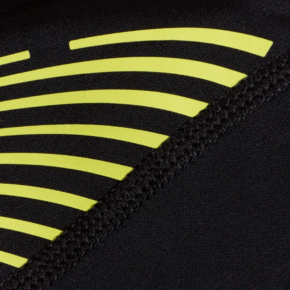 Speedo Boys Medley Logo Aquashorts in Black yellow