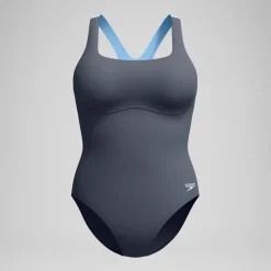 Speedo Flxb Ss Bibra Ld54 in Grey