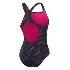 Speedo Hyperboom Medalist Swimsuit in Black