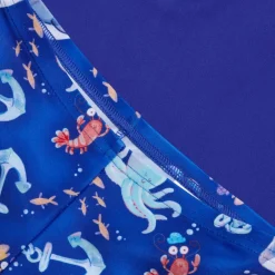 Speedo Infants Digital Short Sleeve Rash Set in Blue yellow