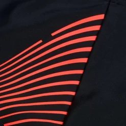 Speedo Medley Logo Aqua Shorts in Black Red