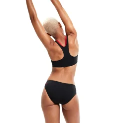 Speedo Placement Bikini 2 Piece in Black