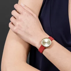 Spirit Gld Sl Str wt in Red