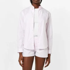 Sporty and Rich Sporty Crown Ls Shrt in Pink