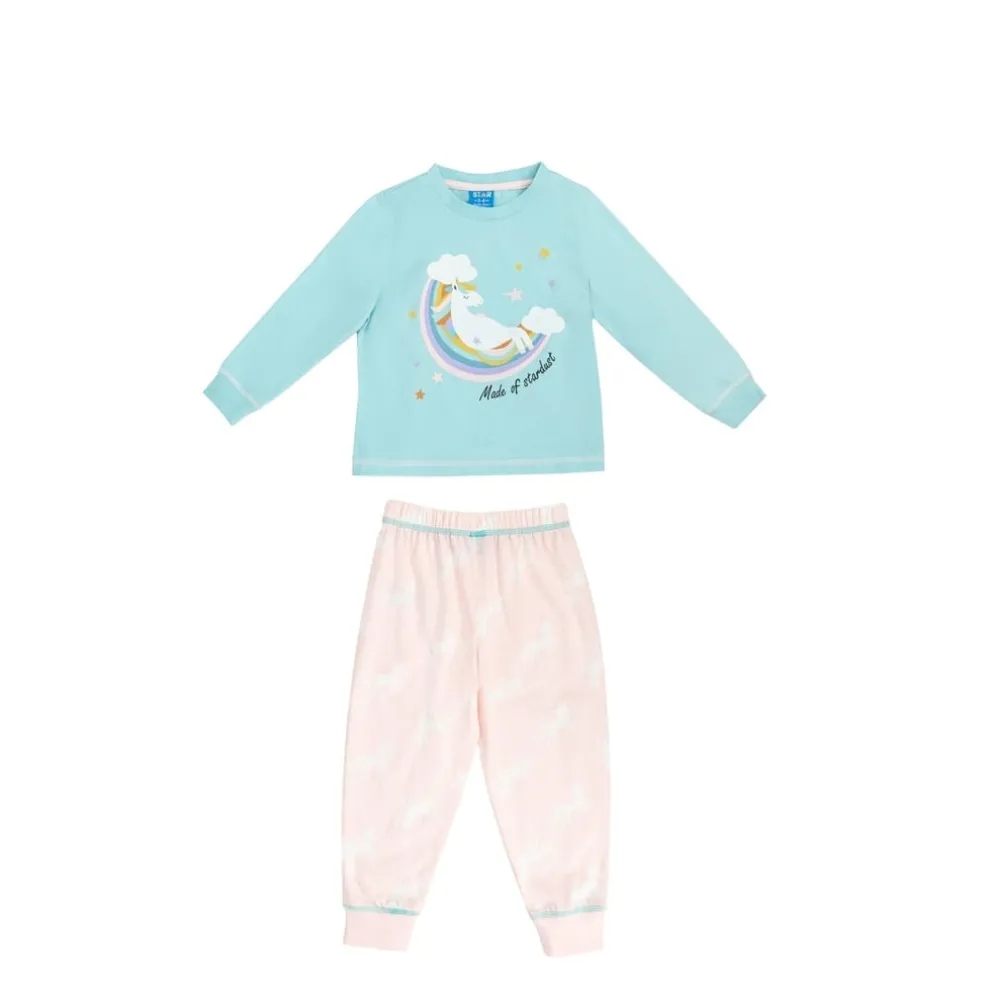 Star Unicorn Pyjama Set Girl in Multi