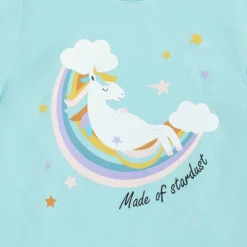 Star Unicorn Pyjama Set Girl in Multi
