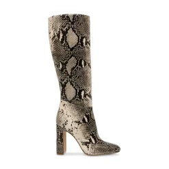 Steve Madden Ally Knee High Block Heel Boots in Multi