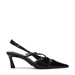 Steve Madden Liana Stiletto High Heel Sandals in Black