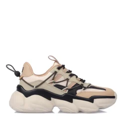 Steve Madden Spectator Trainers in Khaki