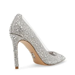 Steve Madden Up Stiletto Heels in Silver