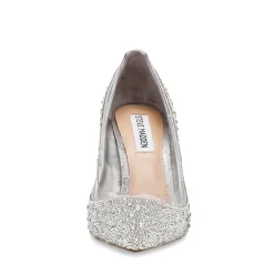 Steve Madden Up Stiletto Heels in Silver
