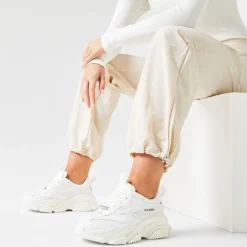 Steve Madden Womens E Trainers in White