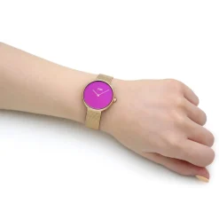 Storm Plated Stainless Steel Fashion Analogue Watch in Gold