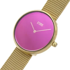 Storm Plated Stainless Steel Fashion Analogue Watch in Gold