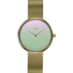 Storm Plated Stainless Steel Fashion Analogue Watch in Gold
