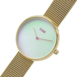 Storm Plated Stainless Steel Fashion Analogue Watch in Gold