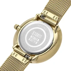 Storm Plated Stainless Steel Fashion Analogue Watch in Gold