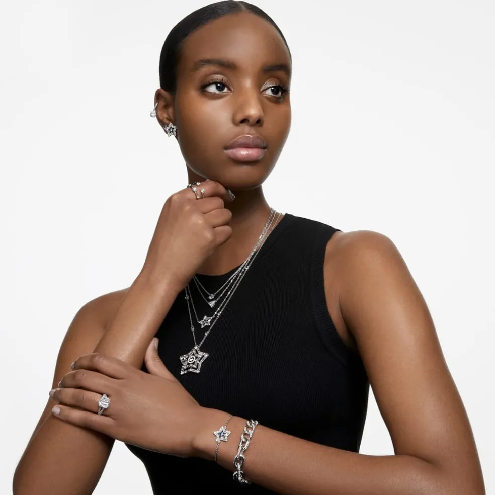 Swarovski Diamond Chain Bracelet in Clear