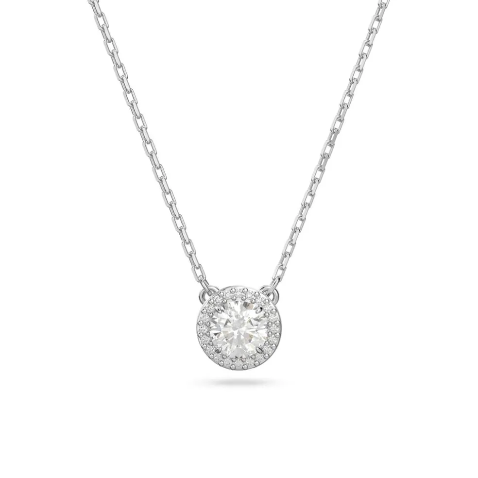 Swarovski Pavé Pendant in Silver