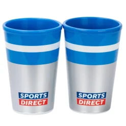 Team Plastic Cup 2 Pack in Blue