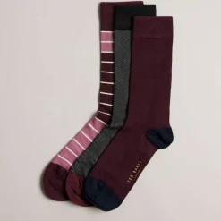 Ted Baker 3 Pack of Dudes Socks in Various