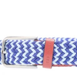 Ted Baker Callen Woven Elastic Belt in Blue