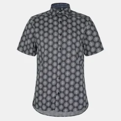 Ted Baker Circle Geo Shrt in Black