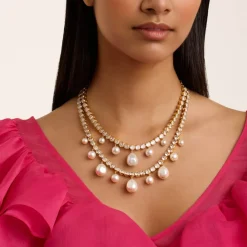 Ted Baker Divinaa Necklc in Gold