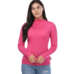 Ted Baker Eloria Twist Neck Fitted Top in Pink