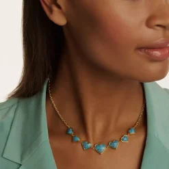 Ted Baker Farah Necklc in Gold