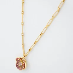 Ted Baker Florel Necklc in Gold