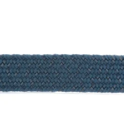 Ted Baker Galan Leather Woven Belt in Navy