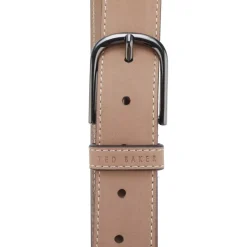 Ted Baker Grisham Leather Belt in Brown